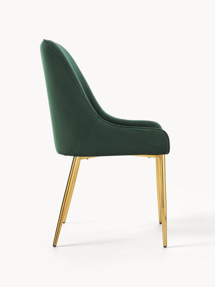 Westwing Silla Tapizada En Terciopelo Ava