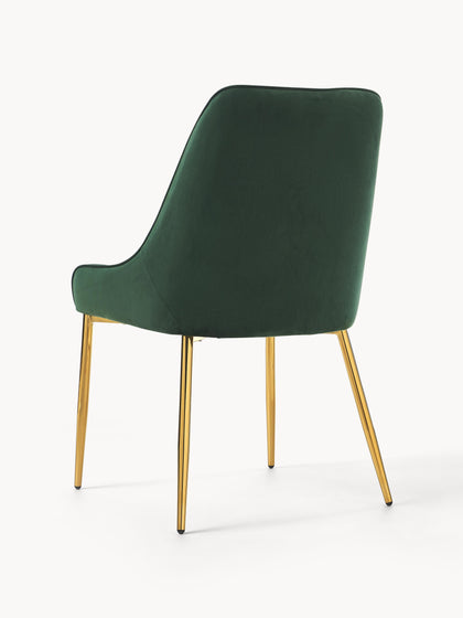 Westwing Silla Tapizada En Terciopelo Ava