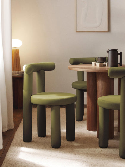 Westwing Silla Tapizada En Terciopelo Calan