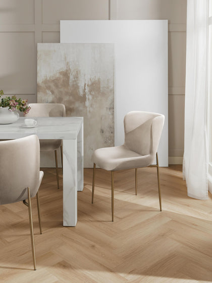 Westwing Silla Tapizada En Terciopelo Tess