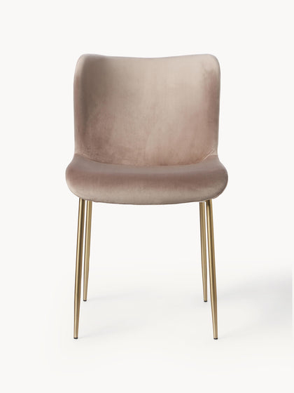 Westwing Silla Tapizada En Terciopelo Tess