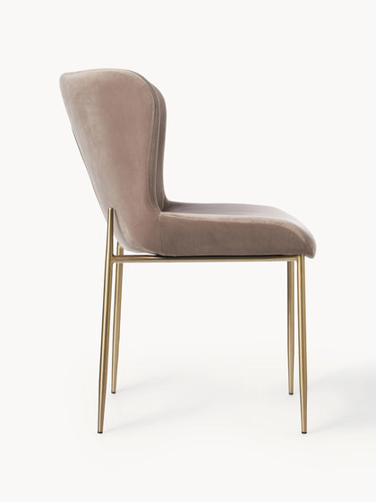 Westwing Silla Tapizada En Terciopelo Tess