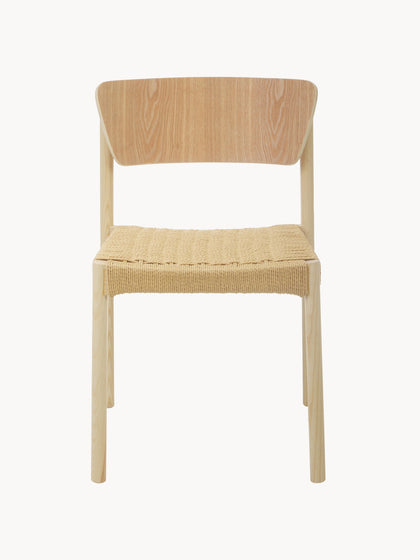 Westwing Sillas De Madera Y Ratán Danny 2 uds