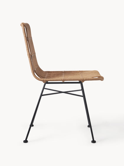 Westwing Sillas De Ratán Costa 2 uds