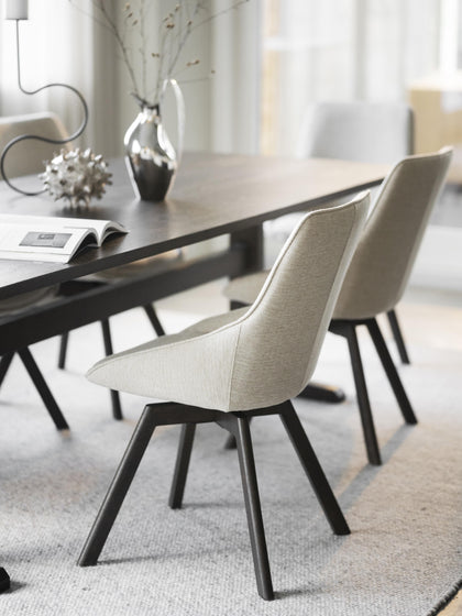 Westwing Sillas Giratorias Tapizadas Alison 2 Uds