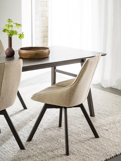 Westwing Sillas Giratorias Tapizadas Alison 2 Uds