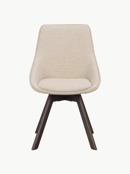 Westwing Sillas Giratorias Tapizadas Alison 2 Uds