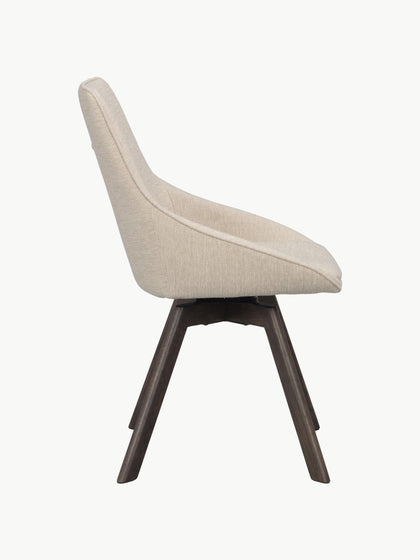 Westwing Sillas Giratorias Tapizadas Alison 2 Uds