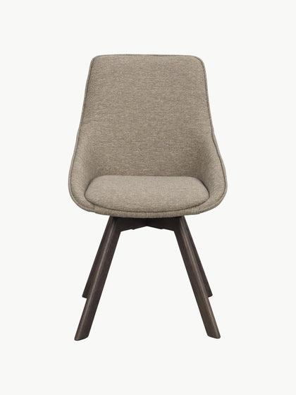 Westwing Sillas Giratorias Tapizadas Alison 2 Uds