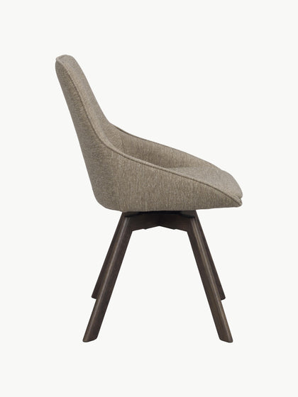 Westwing Sillas Giratorias Tapizadas Alison 2 Uds