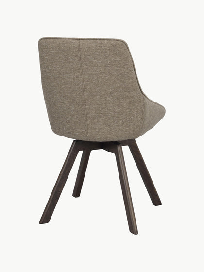 Westwing Sillas Giratorias Tapizadas Alison 2 Uds