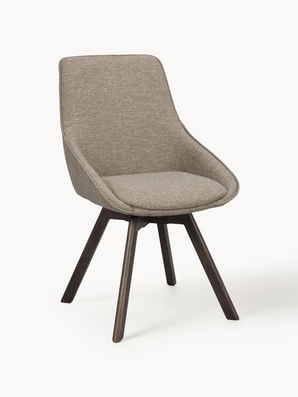 Westwing Sillas giratorias tapizadas Alison 2 uds