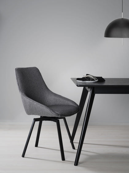 Westwing Sillas Giratorias Tapizadas Alison 2 Uds