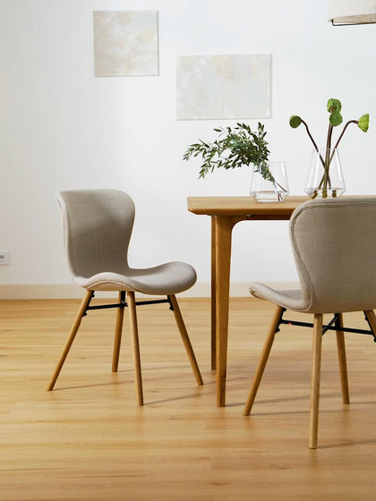 Westwing Sillas Tapizadas Batilda 2 uds