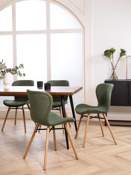 Westwing Sillas Tapizadas Batilda 2 uds