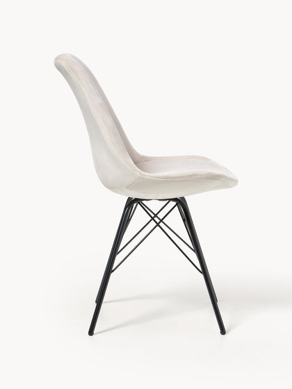 Westwing Sillas Tapizadas De Terciopelo Eris 2 uds