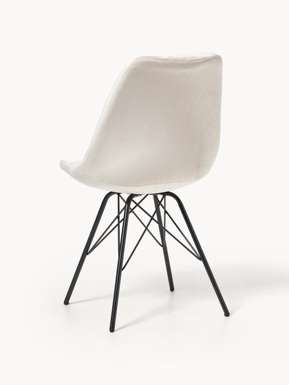 Westwing Sillas Tapizadas De Terciopelo Eris 2 uds