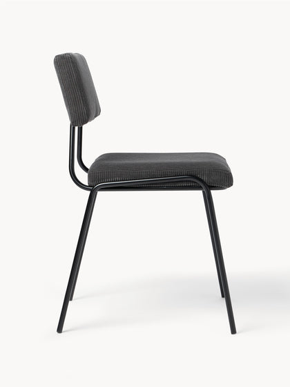 Westwing Sillas Tapizadas En Pana Mats 2 uds