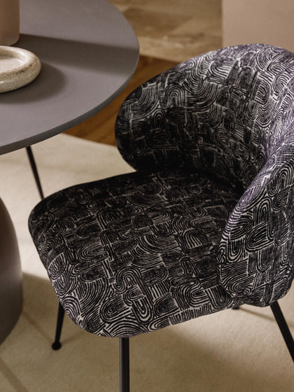 Westwing Sillas Tapizadas Luisa 2 uds