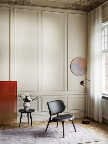 Westwing Sillón Artesanal De Cuero Y Madera Rocker