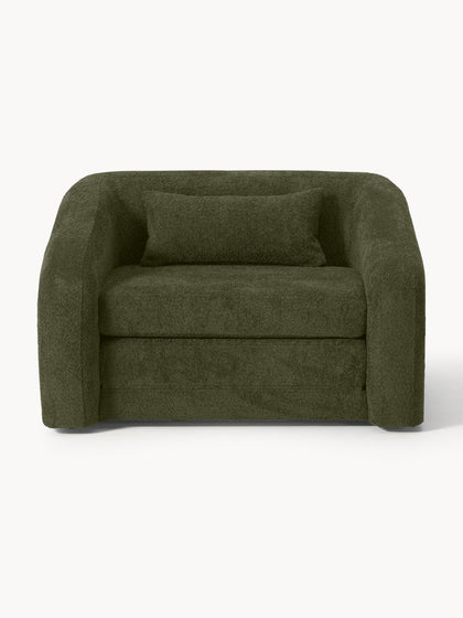 Westwing Sillón Cama De Borreguillo Bouclé Eliot