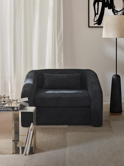 Westwing Sillón Cama De Borreguillo Bouclé Eliot