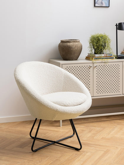 Westwing Sillón Cóctel De Borreguillo Center