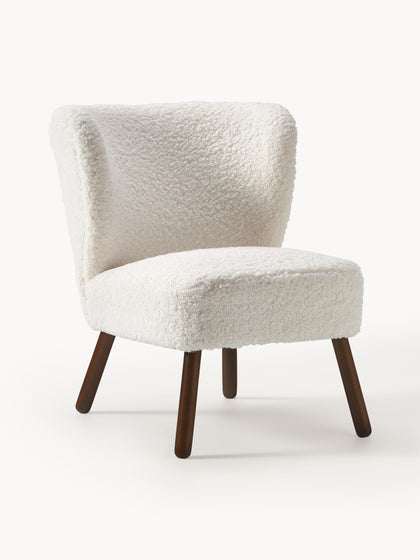 Westwing Sillón cóctel de borreguillo Robine