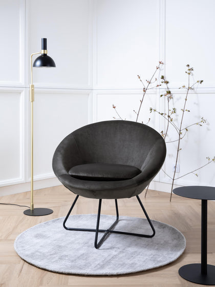 Westwing Sillón Cóctel De Terciopelo Center