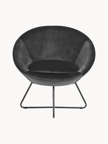 Westwing Sillón Cóctel De Terciopelo Center