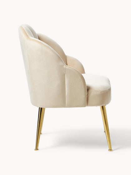 Westwing Sillón Cóctel De Terciopelo Helle