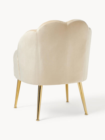 Westwing Sillón Cóctel De Terciopelo Helle