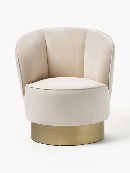 Westwing Sillón Cóctel De Terciopelo Olivia