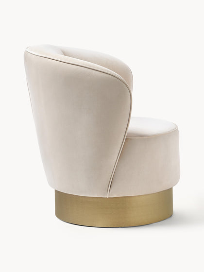 Westwing Sillón Cóctel De Terciopelo Olivia