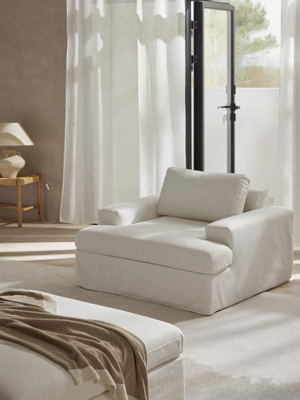 Westwing Sillón Con Tapizado Desenfundable Russell