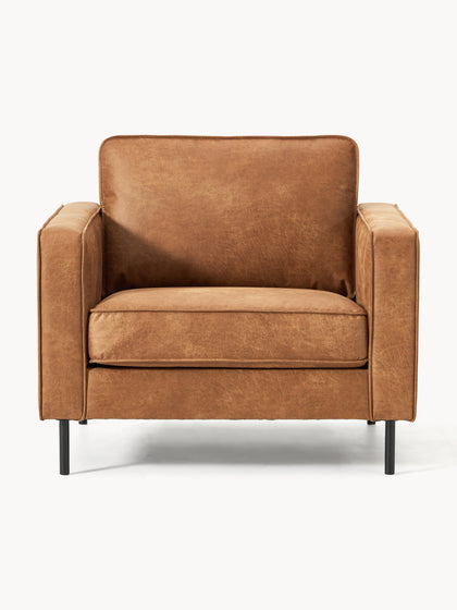 Westwing Sillón De Cuero Reciclado Hunter