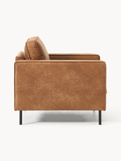 Westwing Sillón De Cuero Reciclado Hunter