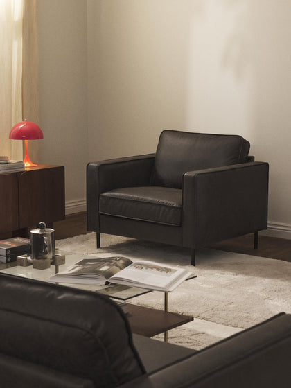 Westwing Sillón De Cuero Reciclado Hunter