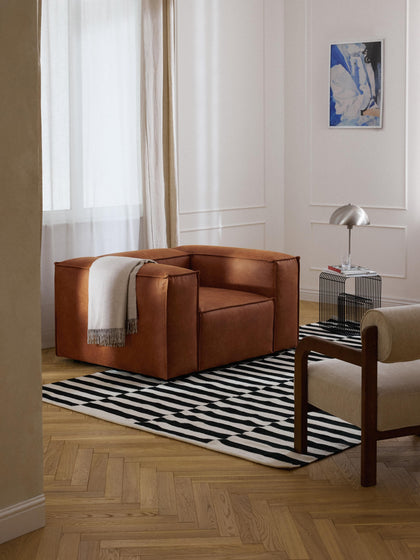 Westwing Sillón De Cuero Reciclado Lennon