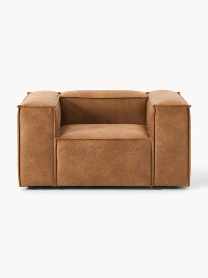 Westwing Sillón De Cuero Reciclado Lennon