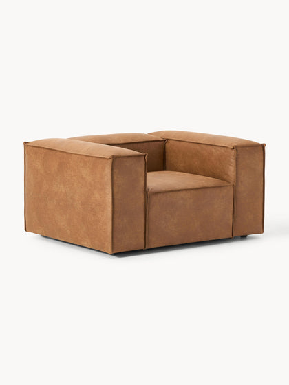 Westwing Sillón de cuero reciclado Lennon