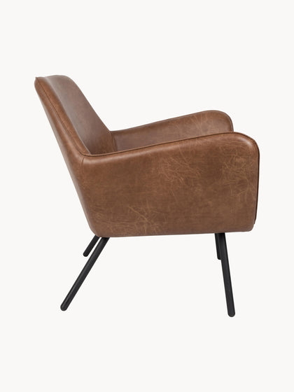 Westwing Sillón De Cuero Sintético Bon