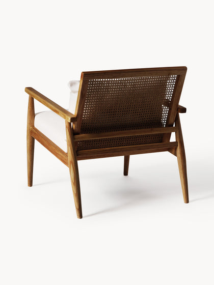 Westwing Sillón De Madera De Caucho Manuell