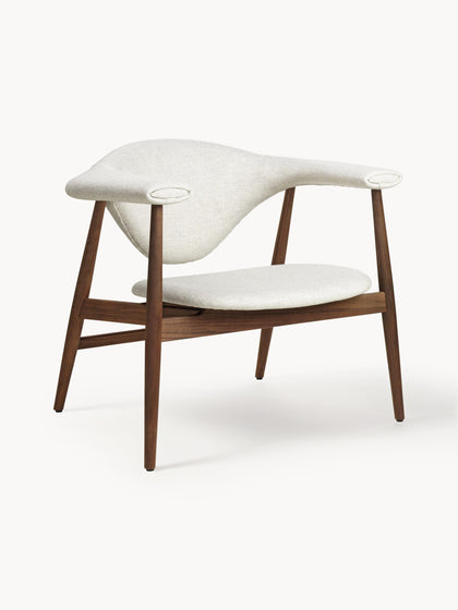 Westwing Sillón de madera de nogal Masculo