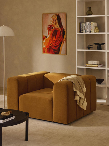 Westwing Sillón De Terciopelo Lena