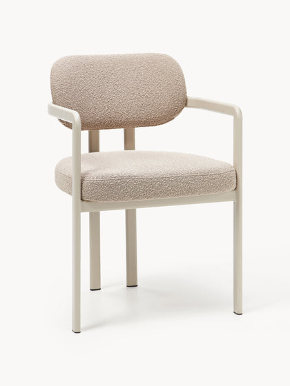 Westwing Sillón en tejido bouclé Adrien