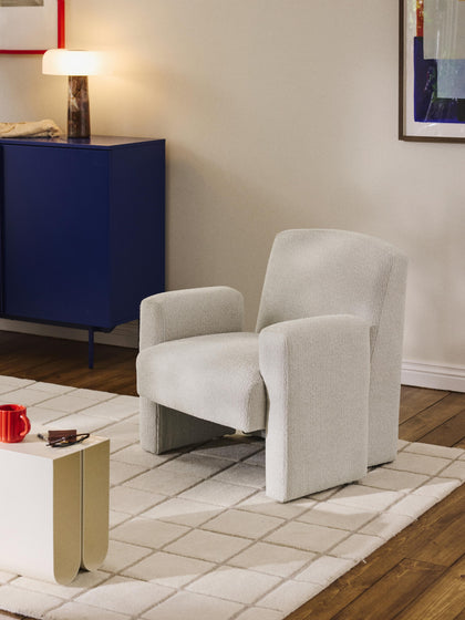 Westwing Sillón En Tejido Bouclé Aven