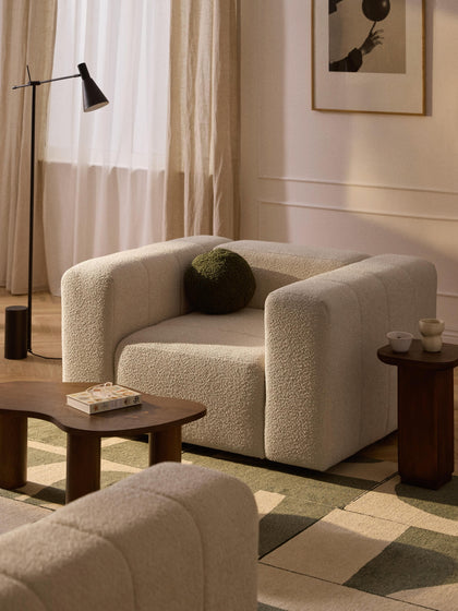 Westwing Sillón En Tejido Bouclé Lena