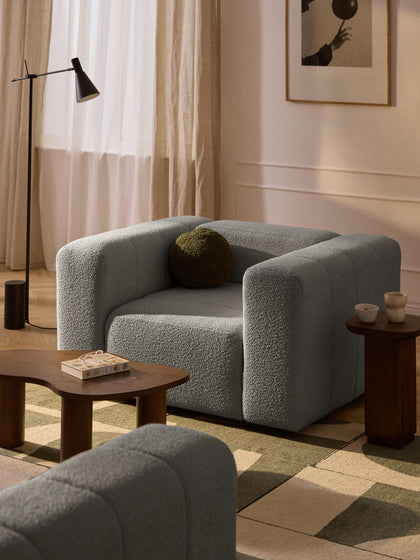 Westwing Sillón En Tejido Bouclé Lena