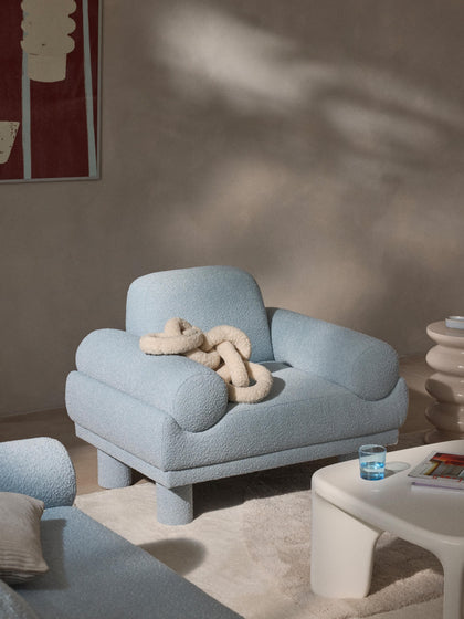 Westwing Sillón En Tejido Bouclé Lilo